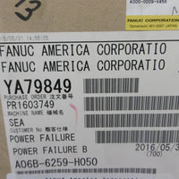Fanuc Power Failure Back-Up Module B A06B-6259-H050 FACTORY SEALED