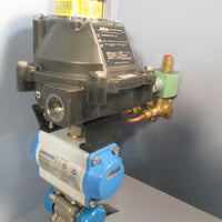 Jamesbury Valve With VPVL100 Air Actuator & Asco Position Indicator Type 4, 4X