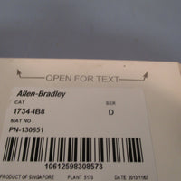 AllenBradley Input Module Series D 1734IB8