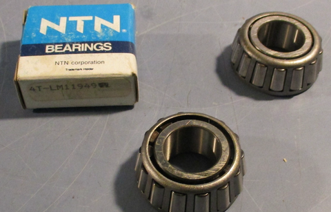 Lot of 3 NTN Bearings 4TLM11949 Tapered Roller Bearing Cone 3/4" Bore