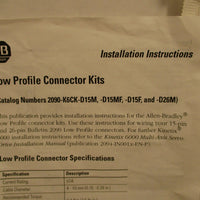 Allen-Bradley Connector Kit, I/O Low Profile 26POS 209-K6CK-D26M Ser. B Lot of 2