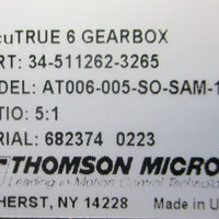 Danaher Motion M.3000.0373 Servo Motor w/ Thomson Micron AT006005SOSAM131
