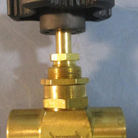 MSC Industrial Supply 62229307 Brass Needle Valve 1/4" Straight Max Lot of 2