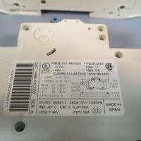 Allen Bradley Circuit Breaker (Lot of 2) 5 Amp Single Pole 5A Ser. A 1489A1C050