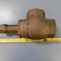 Used NIBCO T301 W Globe Valve 11/2" Angle Valve 1986 No Handle
