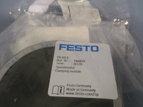 FESTO Diaphragm Clamping Cylinder EV-63-5 184859
