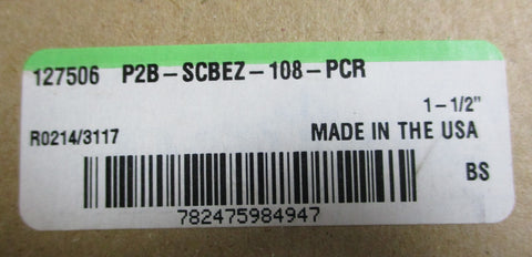 Dodge P2B-SCBEZ-108-PCR 2 Bolt Pillow Block Bearing, EZ-Kleen 1-1/2" Bore 127506
