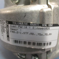 Tolomatic RH Gear Box, FLOATASHAFT, 2:1 Ratio 02910200