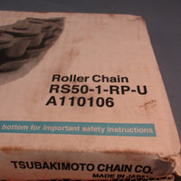 Tsubaki RS50-1-RP-U Roller Chain 10 FT 192 Links A110106, Single Strand