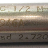 Lot of 2 RBC End Mills: 1/2"DIA, 1/2"SHK, M7, 2FL, LD=2.720