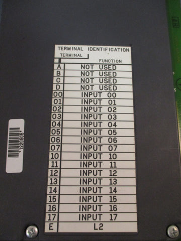 ALLENBRADLEY 120V AC/DC INPUT MODULE SERIES B 1771IAD