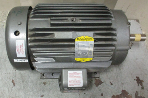 Baldor M2394 15 HP Motor 3500 RPM, 208-230/460V, 256U Frame, 07H362W360