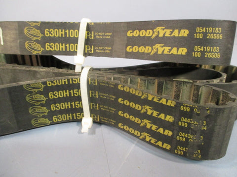 Lot of 2 Goodyear Timing Belt 630H100 Pd