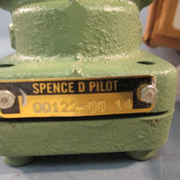 Emerson Spence PDC1A1MS DSeries Pilot Regulator 1/4" NPT 10100 PSI Cast Iron
