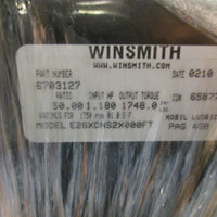 Winsmith E26XDNS2X000FT Gear Reducer 50:1 Double Worm 1.18 Input HP 1748 in/lb