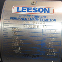 Leeson 1.5 HP Motor 2500 RPM 180 VDC ZS56C Frame TEFC 108265.00 C4D28FK11D