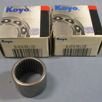 (Lot of 2) Koyo B1616 PB L125 Needle Roller Bearing 1" Bore, 11/4" OD, 1" W