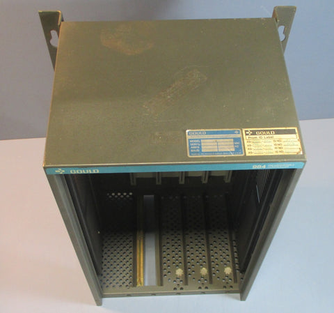 Gould 984 Programmable Controller AS-984A-001 Empty 5 Slot Chassis Used