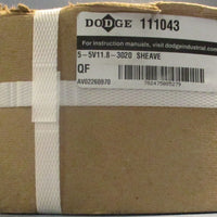 Dodge 11043 5 Groove V-Belt Sheave 5-5V11.8-3020 11.8" OD