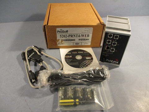 PROSOFT ETHERNET GATEWAY  PRINT AND APPLY CONTROLLER 5202PRINT4WEB