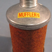 GAST AC434 Filter Element Muffler, Compressed Fiber AC393