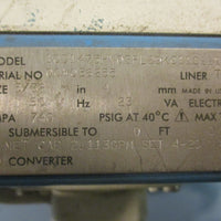 ABB 10D1475HNO2PL29KC11C1112C1 Magnetic Flow Meter 23Hz 60V 65°C Max