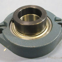 (Lot of 2) Ambaflex 2 Bolt Flange Block Bearing 13/16" Bore SA206