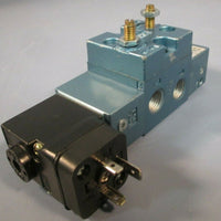 MAC 4-Way Solenoid Valve Double Acting 2 Position 722C-12-PI-611JJ W/PID-611JJ