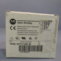 ALLEN BRADLEY CIRCUIT BREAKER 10A SER. C 1P  1492SP1C100N
