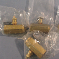 Lot of (4) Deltrol Fluid Products Pneu-Trol N-20-B Check Valve