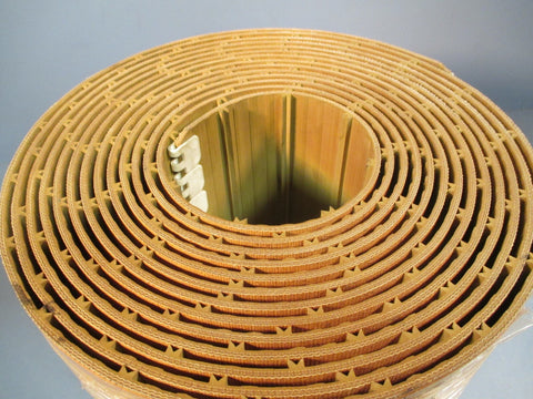 Belt, Rib Top, Square Ends, Amber Gum 436068