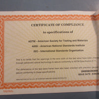 VWR 57334590 #200 U.S. Standard Testing Sieve 8" 0.050mm Wire Dia Stainless