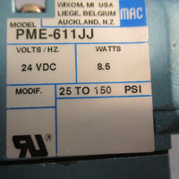 Mac Valves 6312D-000-PM-611JJ Solenoid Valve 24VDC 8.5W 150PSI
