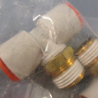 SMC KQ2T1336AS PushFit Tee Fittings 42mm Length Sealed Bag of 10