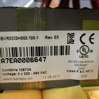 B&R Automation ACOPOSmulti Regeneration Choke 8BVR0220H000.100-1 Rev E0 NEW