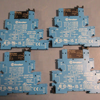 Finder 34.81.7.024.9024 Relay w/ Mount Socket 24VDC (Lot of 4)