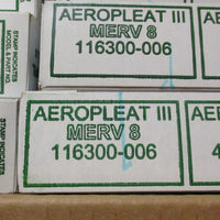 Box of 18 Camfil 24x12x2 Aeropleat III Merv 8 Pleated Air Filters 116300006