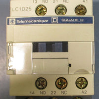 Schneider Electric Telemecanique LC1D25B7 Contactor 24V 50/60Hz 11KW/400V 20712