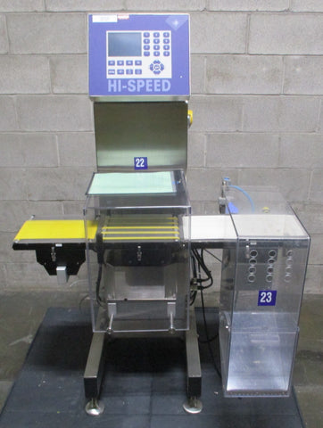 Garvens E2 Automatic High Speed Checkweigher Mfg in 2005 110V
