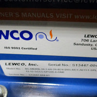 Lewco NSMDRB30... Motorized 30 x 56" Conveyor w/ Leeson 3/4 HP & Ironman 80:1