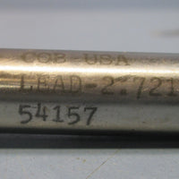 Putnam 1/2" Cobalt Lead 2.721 4 Flute Pro CNC Resharpened End Mill