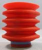 PIAB BL50-2 Red Vacuum Suction Cup Bellows 53mm H 50mm OD Silicone (Lot of 7)