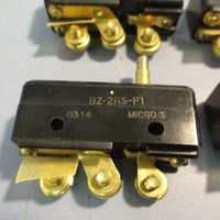 Lot of (6) Honeywell BZ2RSP1 Snap Action 15A 125V Micro Switch