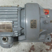 US Motors JVNGD Syncrogear 1 HP, 84 Final RPM Out, 3 Ph 220-440V, 182-10 Frame