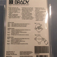 Brady 103535 Gate Valve Lockout For 1" to 2.5" Valves Lot of 5
