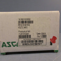 ASCO SC8210G002 Solenoid Valve w/ 24VDC Coil 2way Normally Closed ½" NPT