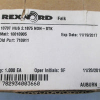 Rexnord 1070T 2.1875 Steel Tapered Grid Hub  New