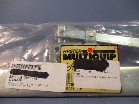 Hyster Multiquip Forklift Lift Truck Seat Adjuster Slide LH Rail 0269448