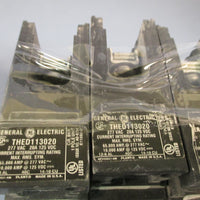 Lot of (3) GE General Electric Circuit Breaker 20A 1P 277V THED113020