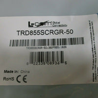 LCom TRD855SCRGR50 Shielded Cat 5E EIA568 Cable 50ft Green NEW LOT OF 2